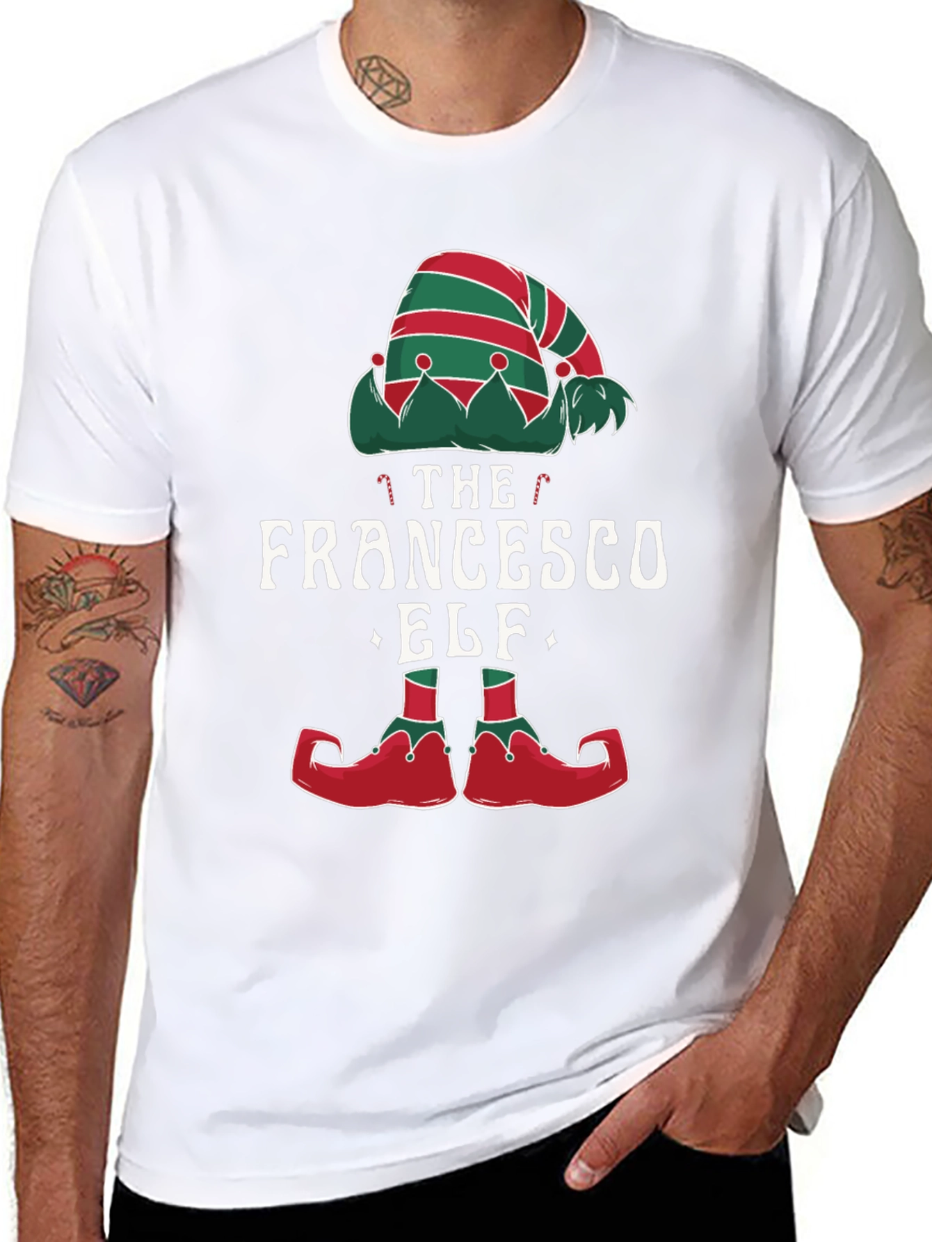 Francesco Elf Christmas T-Shirt
