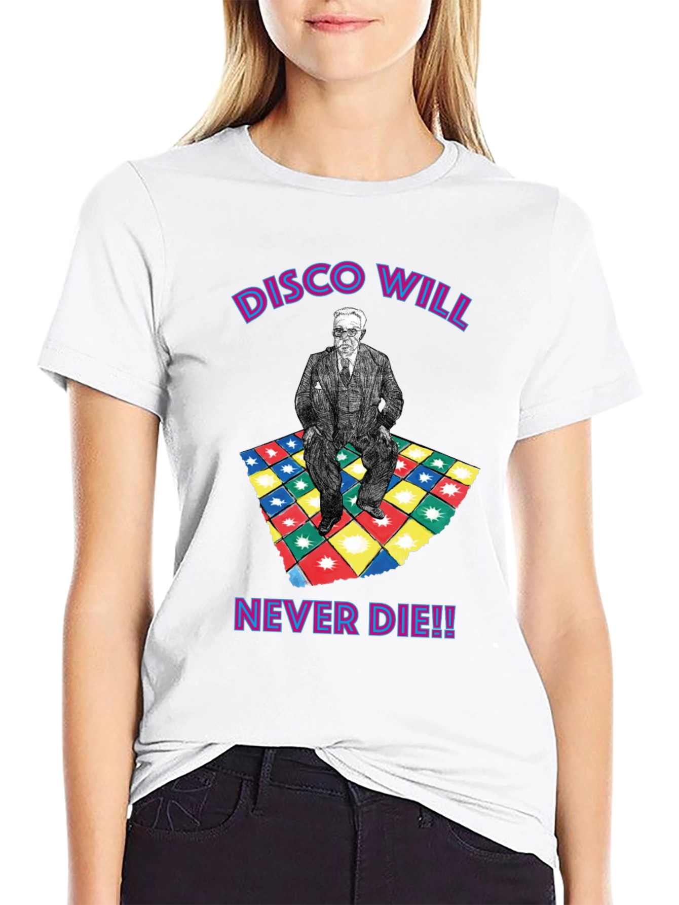 Disco Never Die Graphic Tee