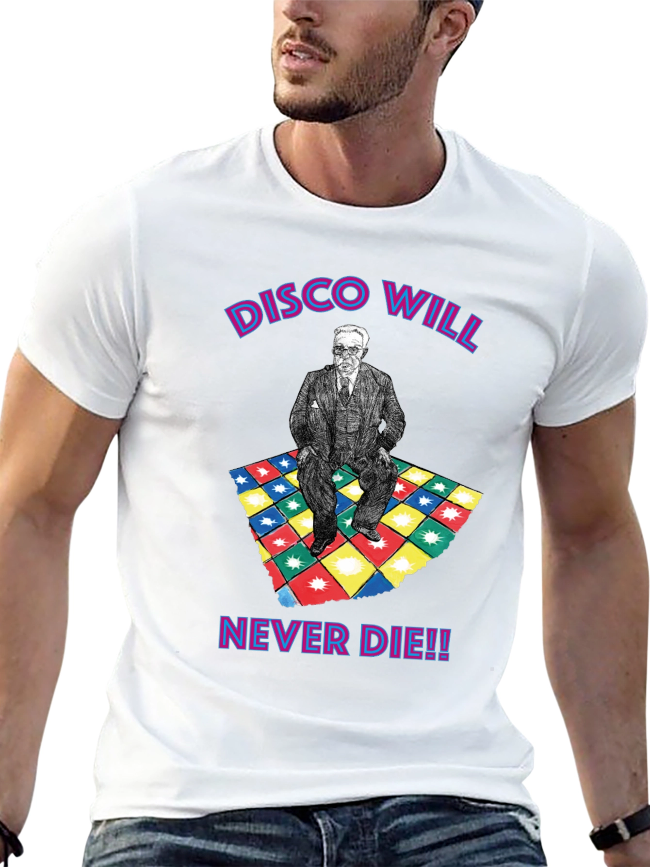 Disco Never Die Graphic Tee