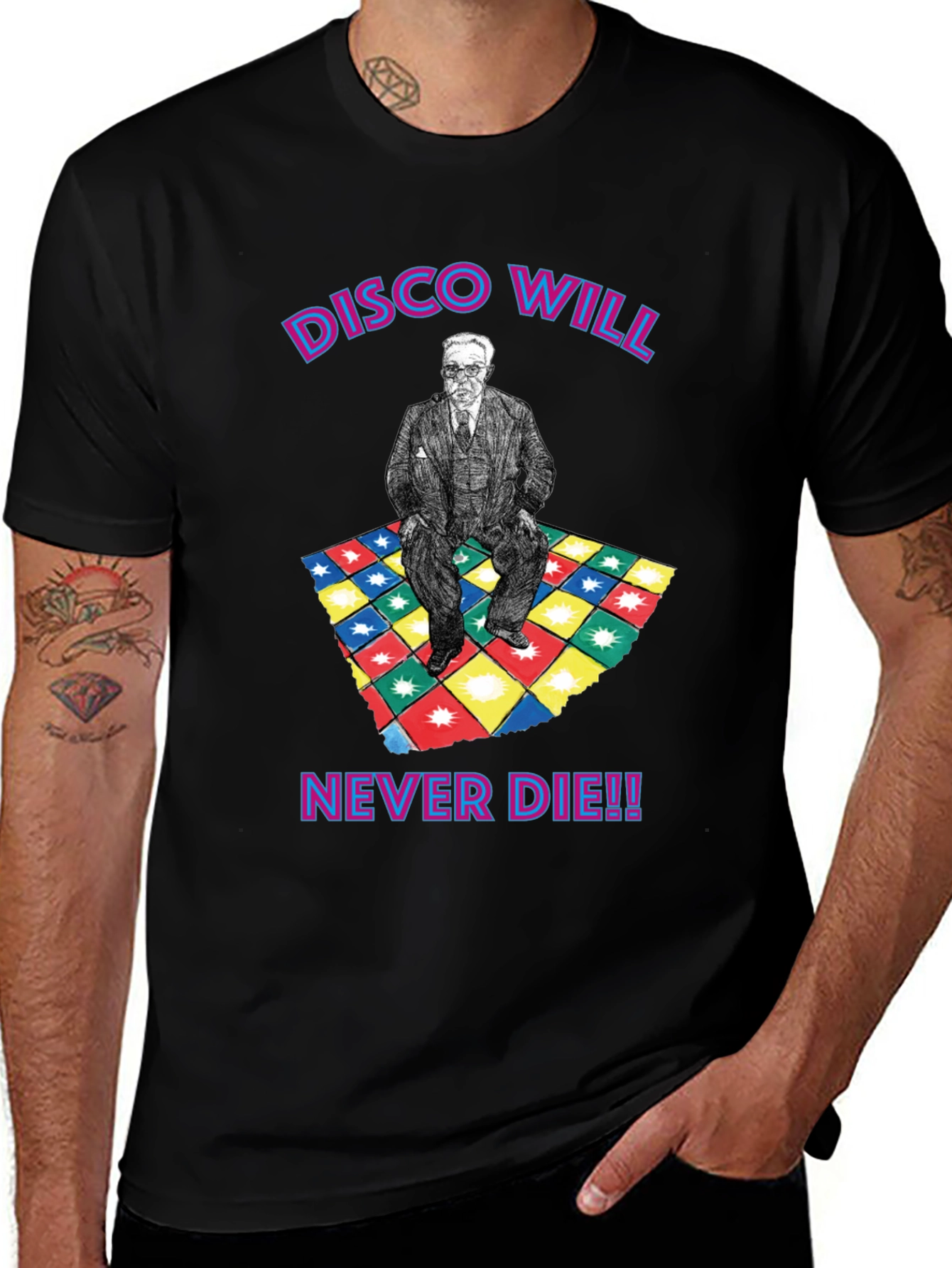 Disco Never Die Graphic Tee