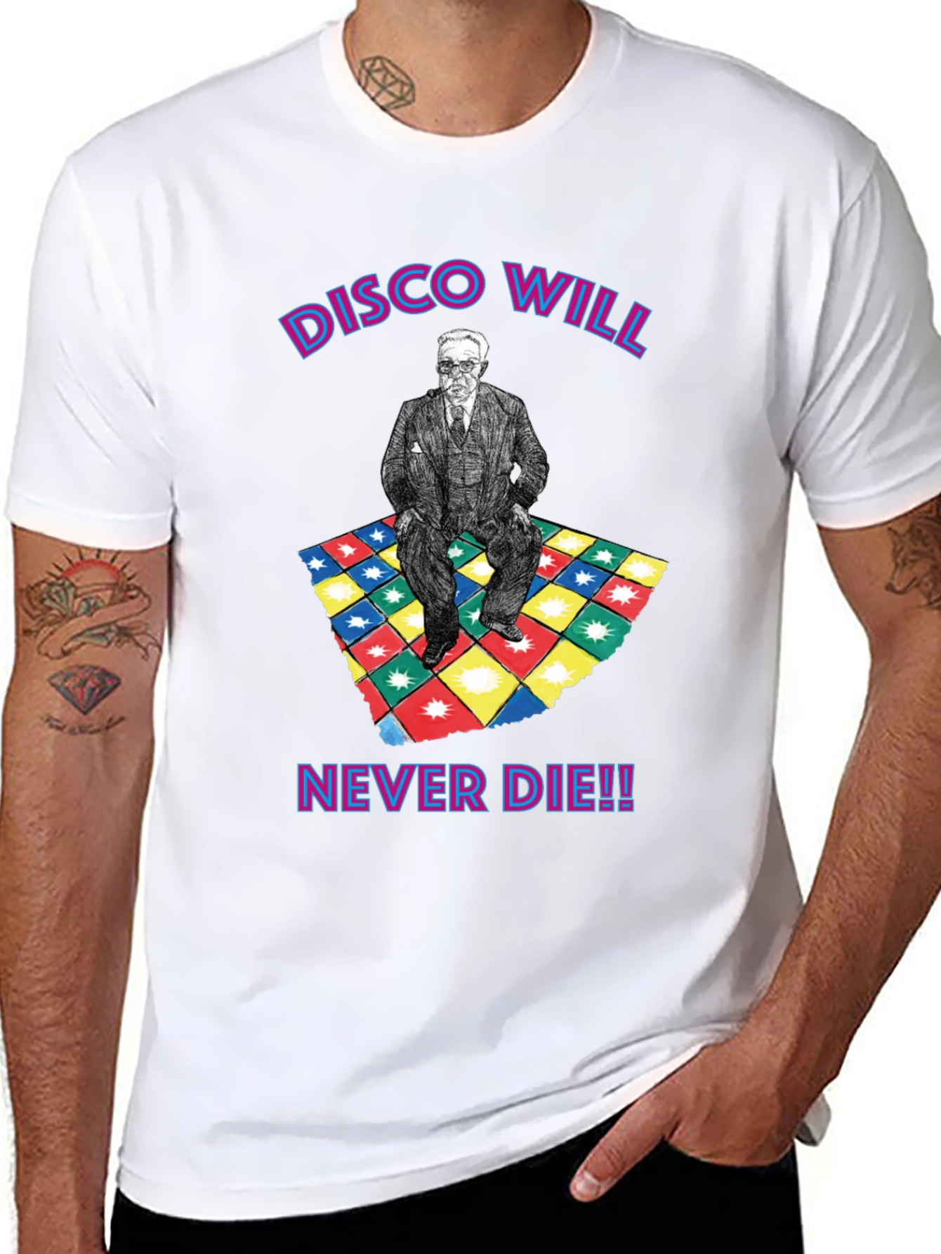 Disco Never Die Graphic Tee