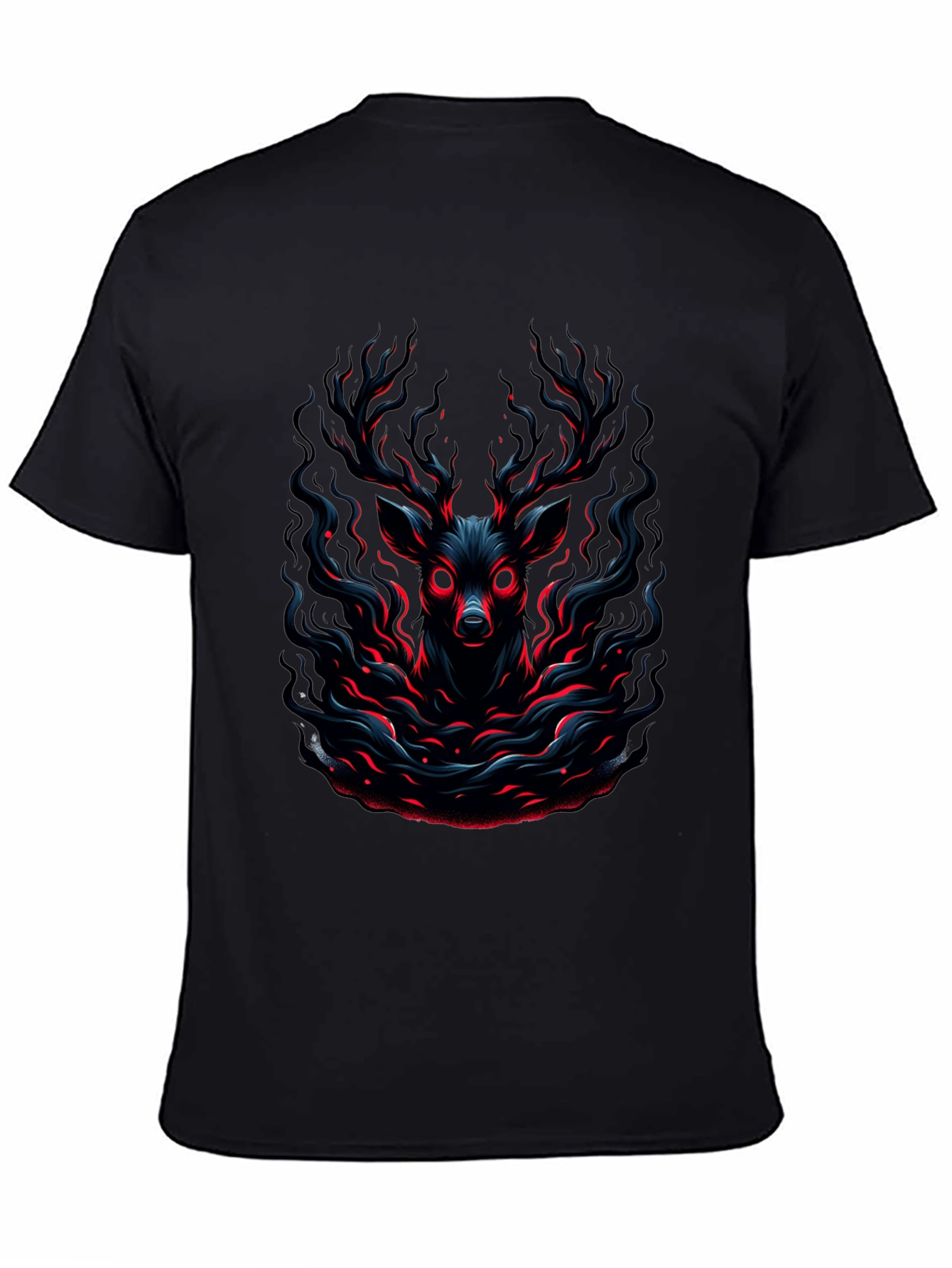 Mystic Deer Graphic Tee - Dark & Edgy Style