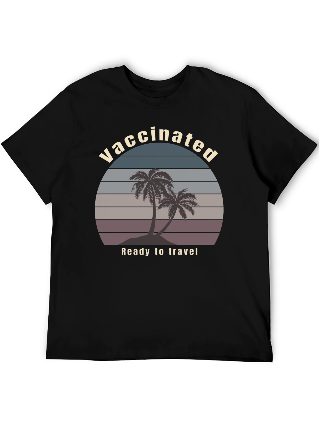 Vaccinated Ready to Travel Graphic T-Shirt