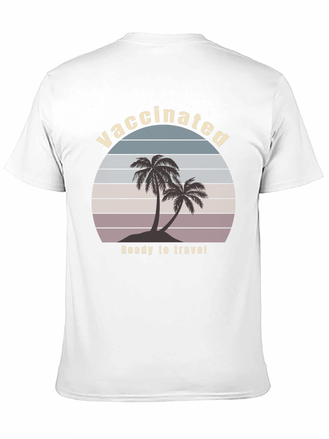 Vaccinated Ready to Travel Graphic T-Shirt