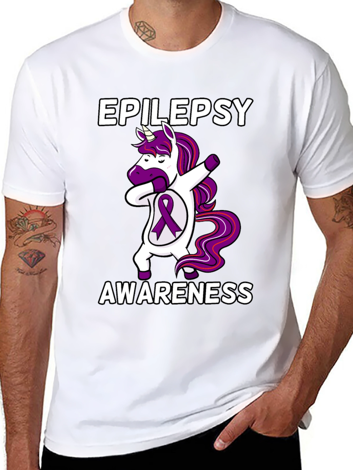 Epilepsy Awareness Unicorn T-Shirt