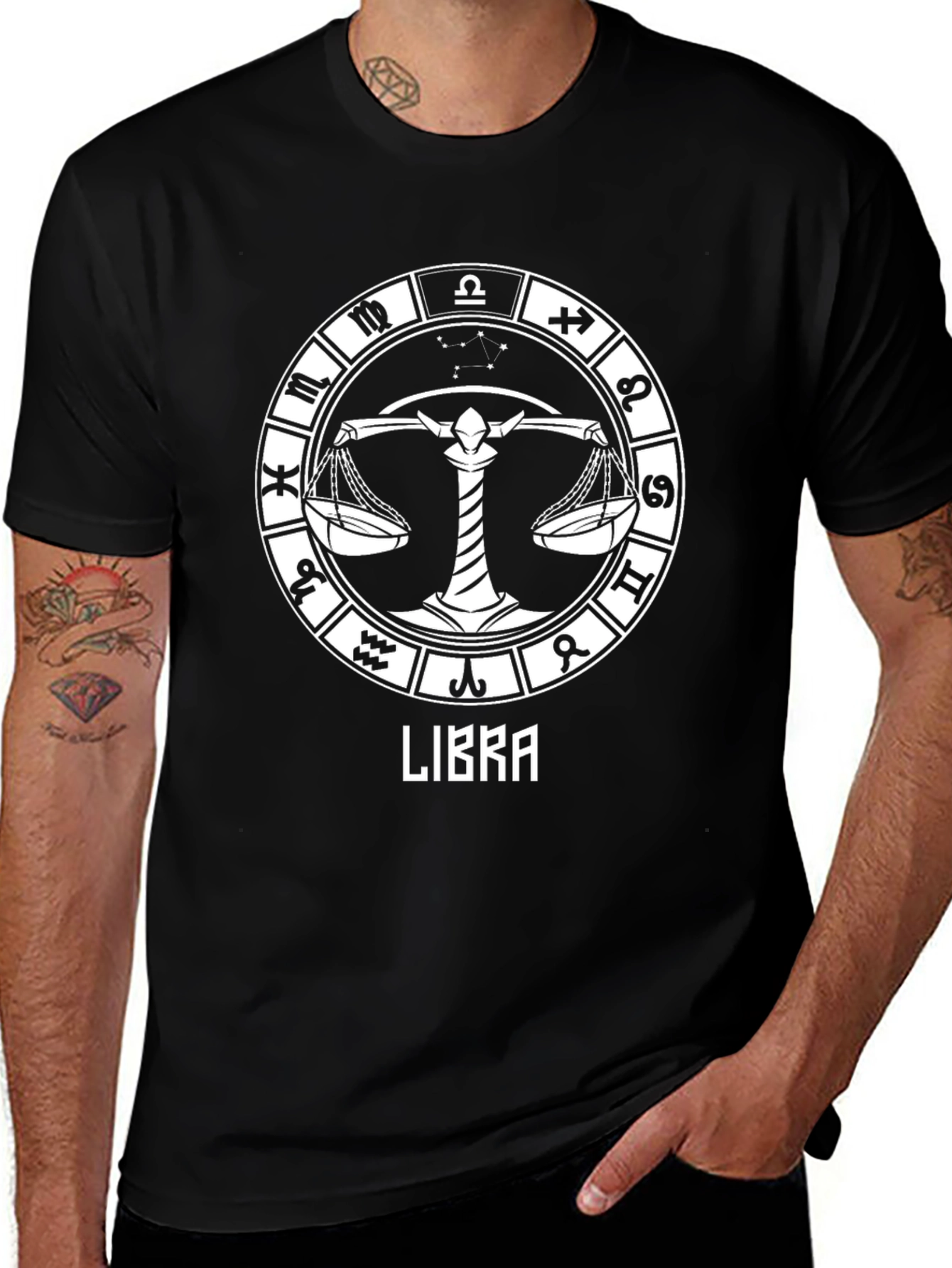 Libra Zodiac Sign T-Shirt - Balance & Harmony