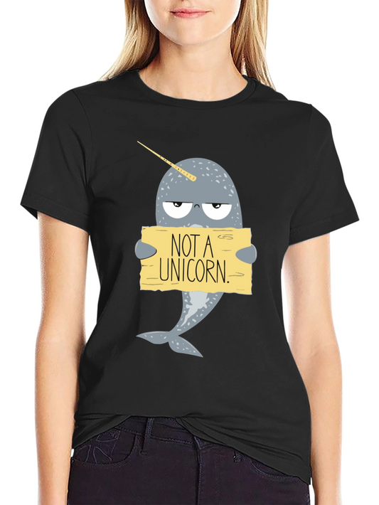 Funny Narwhal T-Shirt - Not A Unicorn!