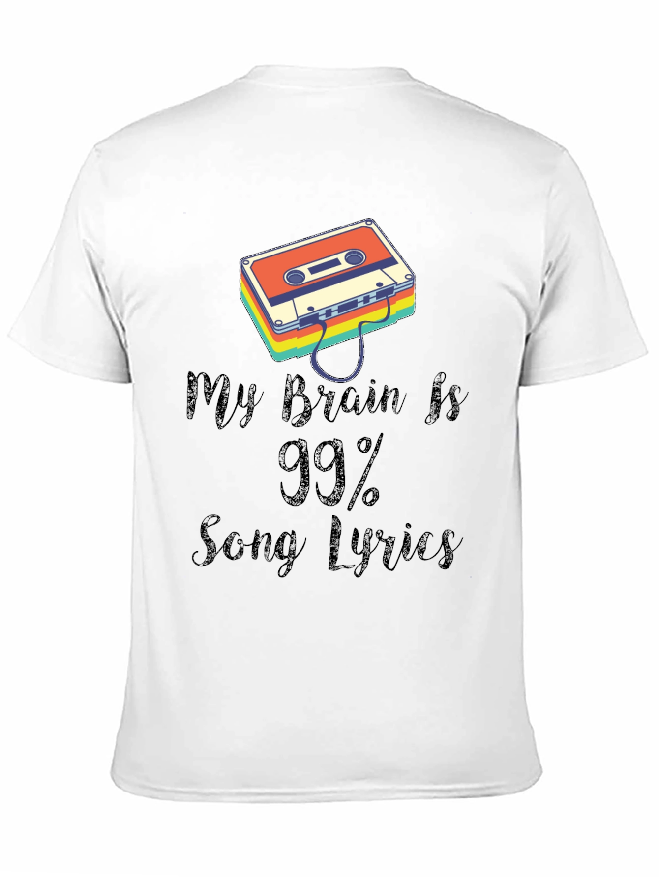 My Brain Is 99% Song Lyrics T-Shirt