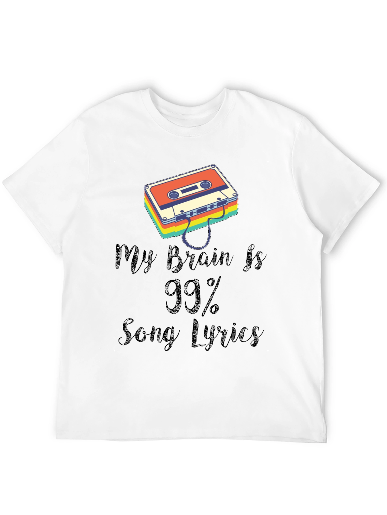 My Brain Is 99% Song Lyrics T-Shirt