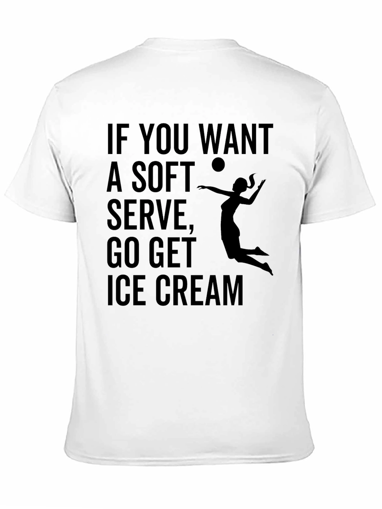 Volleyball T-Shirt: Soft Serve Ice Cream