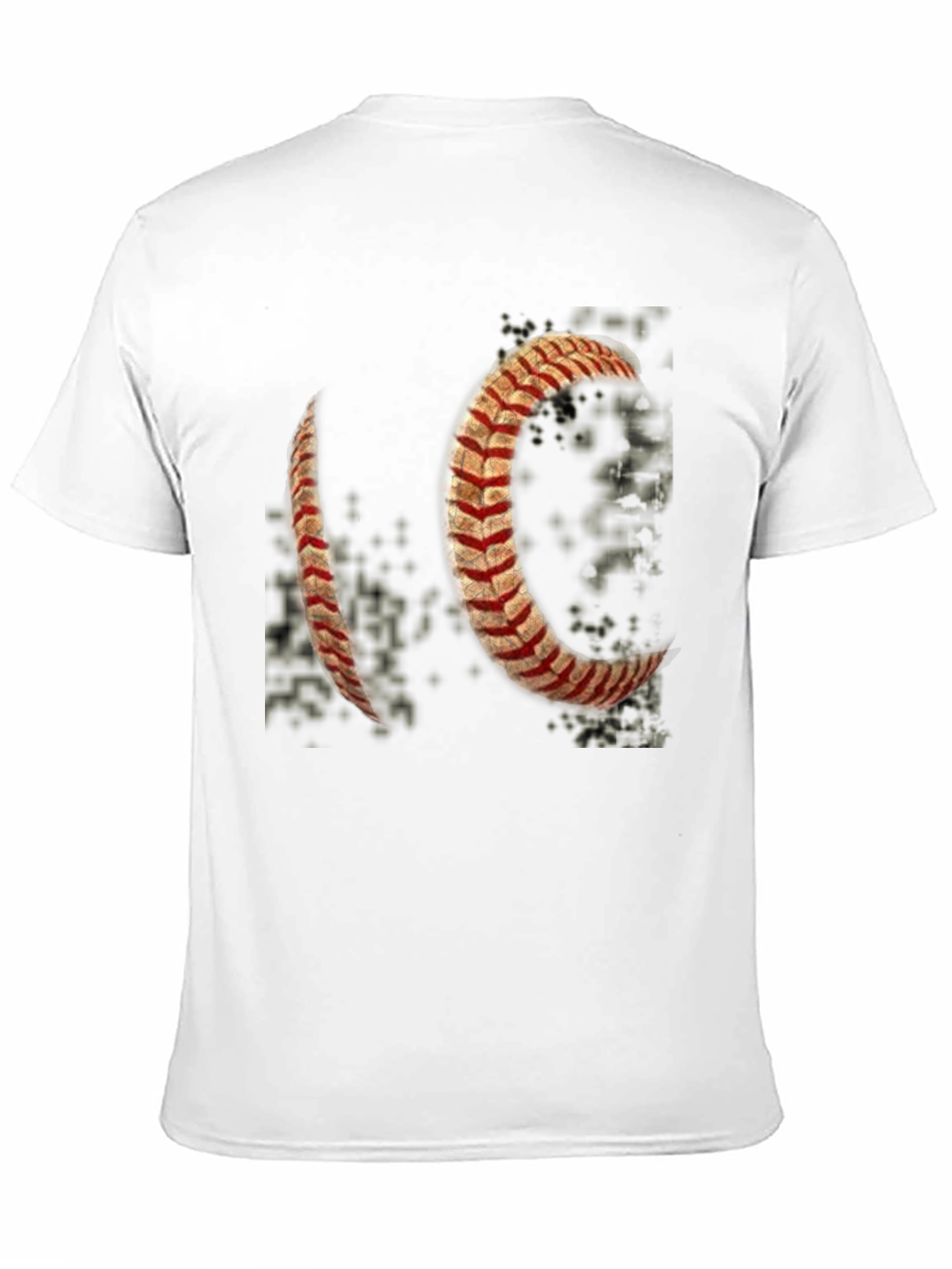Baseball Stitch Graphic T-Shirt - Black