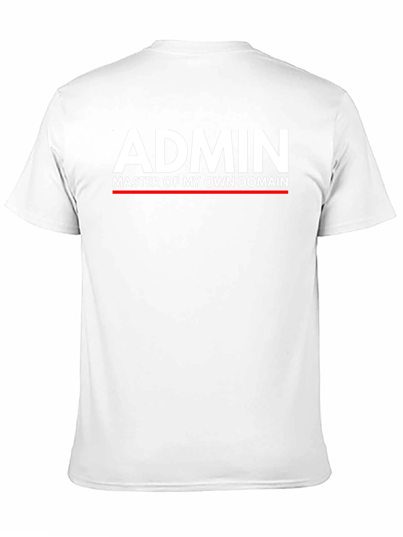 Admin Master of My Own Domain Black T-Shirt