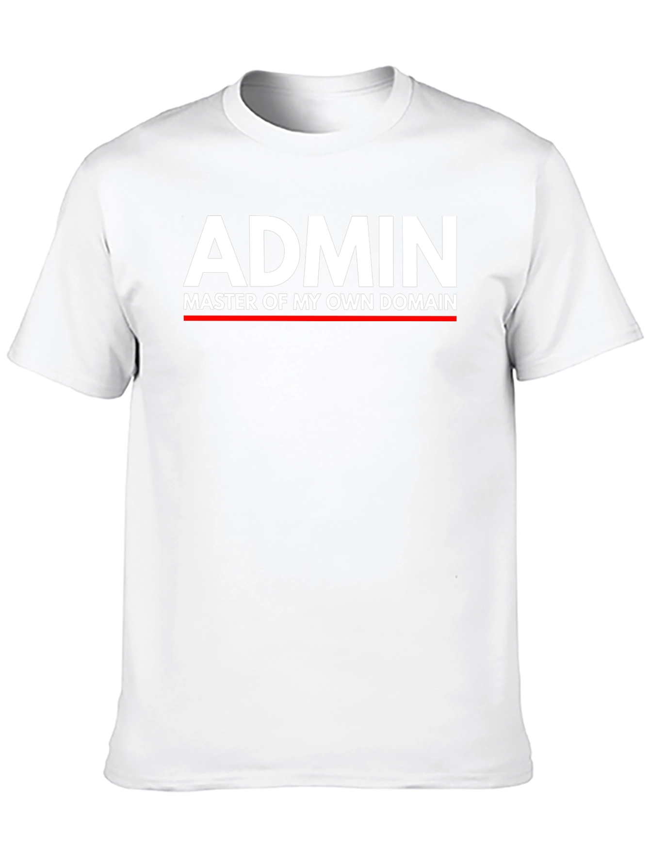 Admin Master of My Own Domain Black T-Shirt