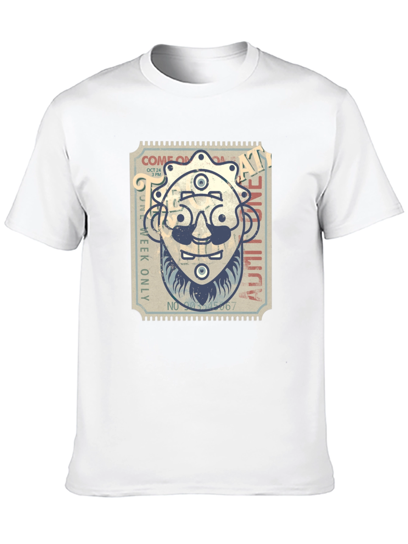 Retro Ticket Graphic Tee - Limited Admission Design