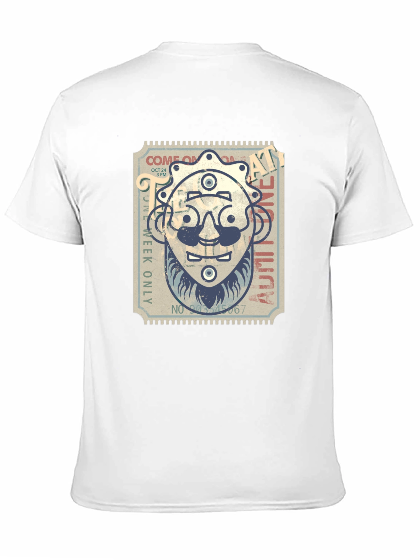 Retro Ticket Graphic Tee - Limited Admission Design