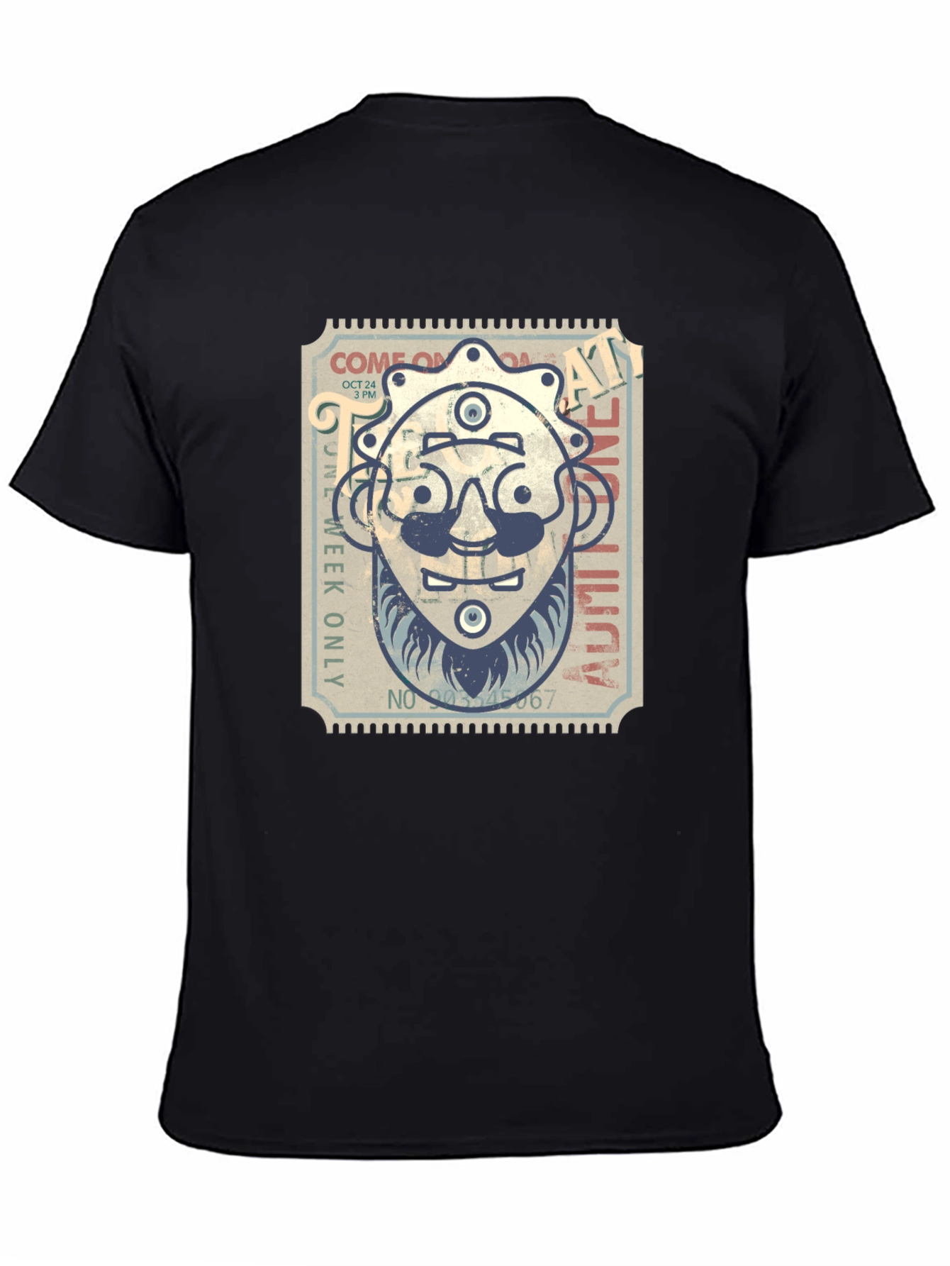 Retro Ticket Graphic Tee - Limited Admission Design