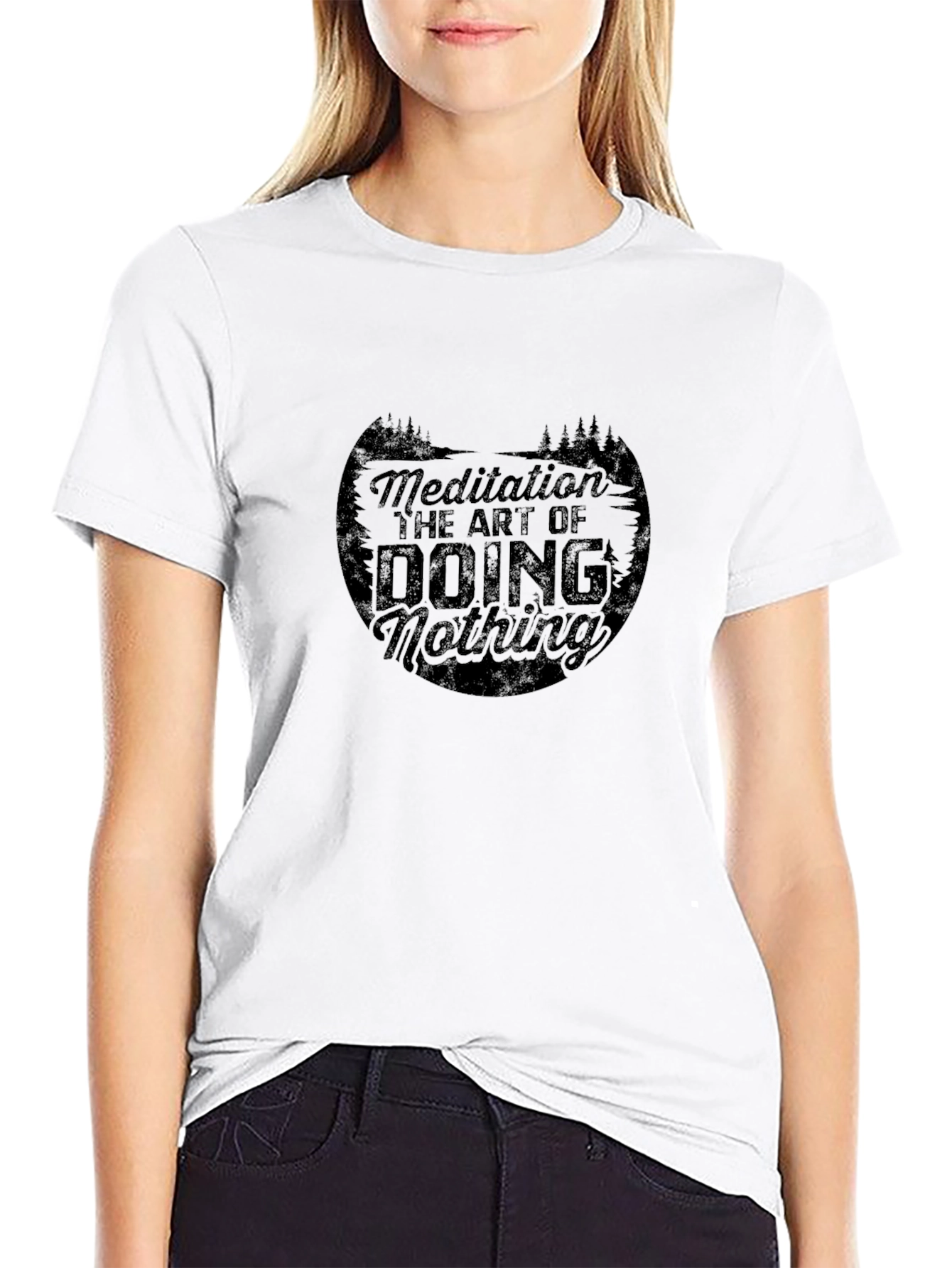 Meditation the Art of Doing Nothing T-Shirt