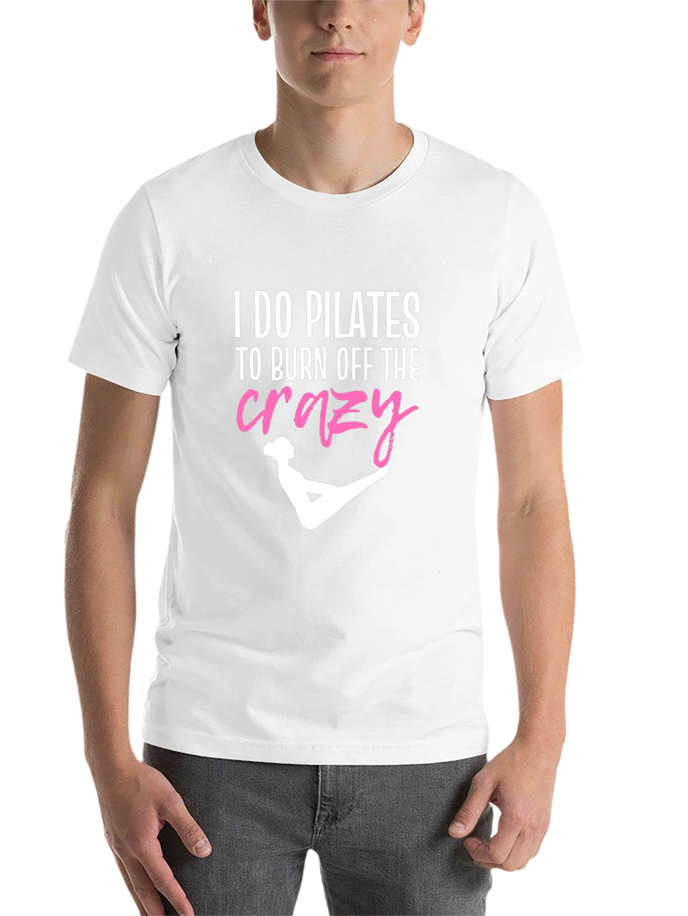 Pilates Crazy Funny T-Shirt for Exercise Lovers