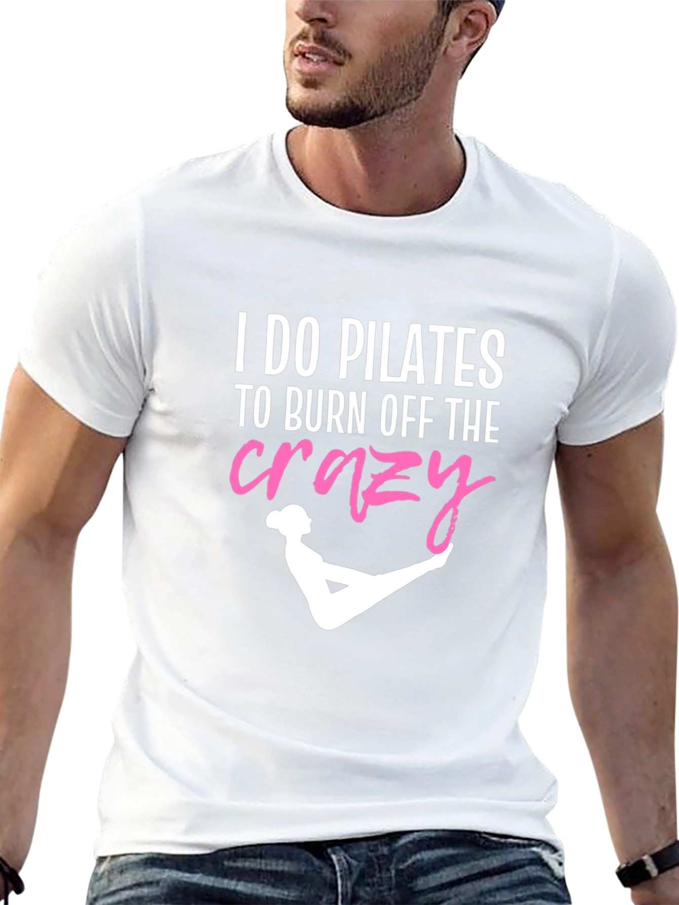 Pilates Crazy Funny T-Shirt for Exercise Lovers
