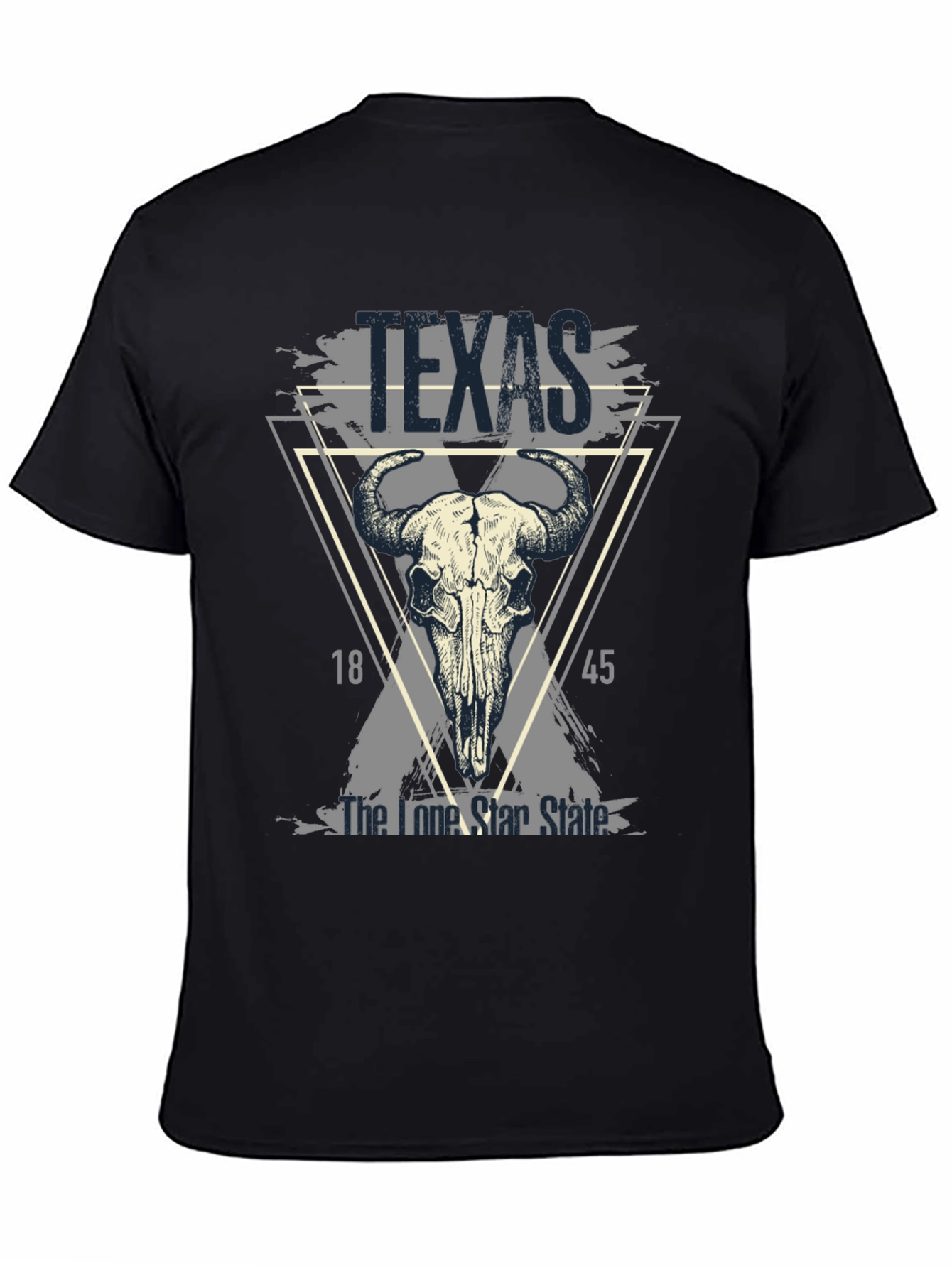 Texas Bull Skull Graphic Tee - Lone Star State