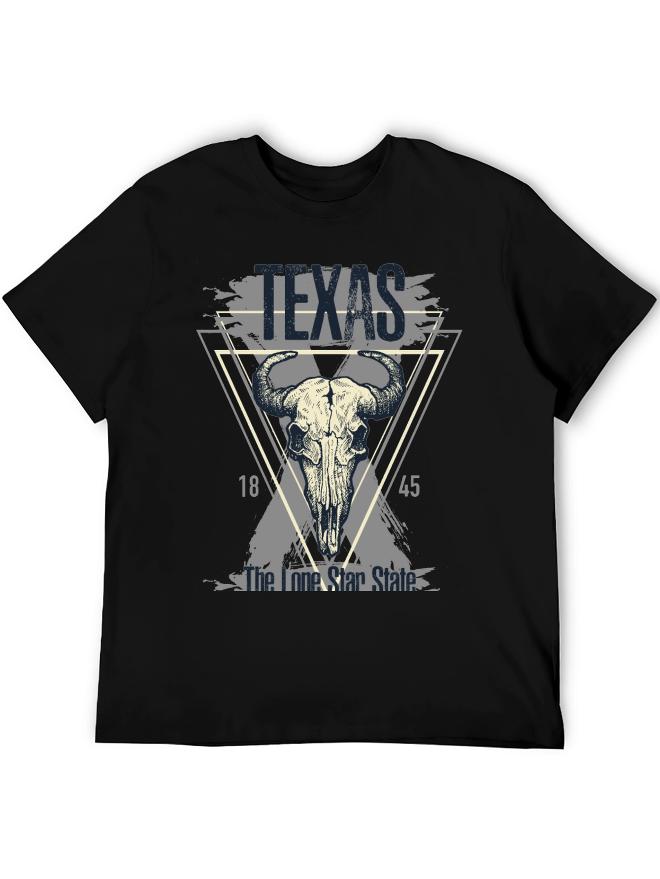 Texas Bull Skull Graphic Tee - Lone Star State
