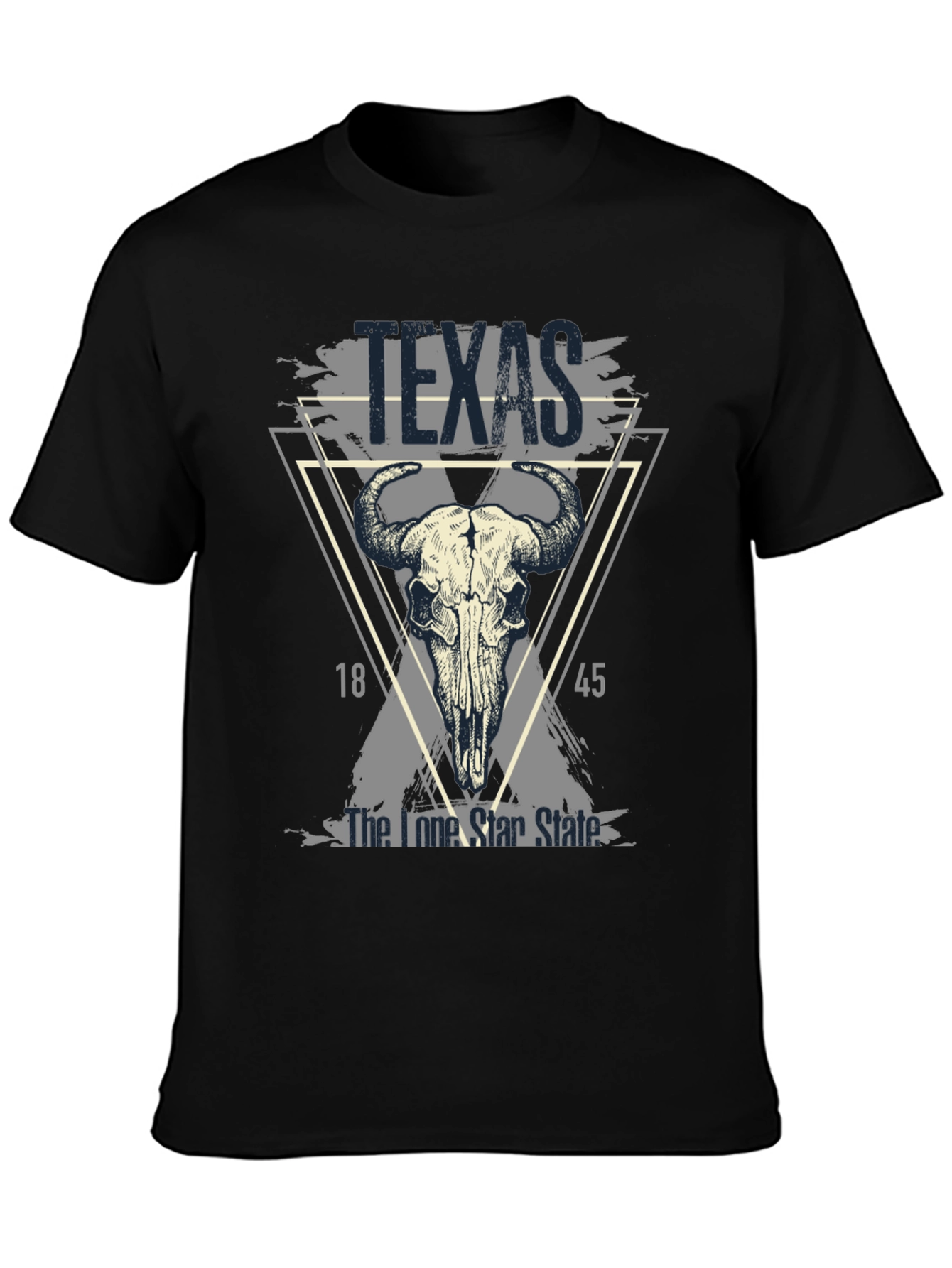 Texas Bull Skull Graphic Tee - Lone Star State