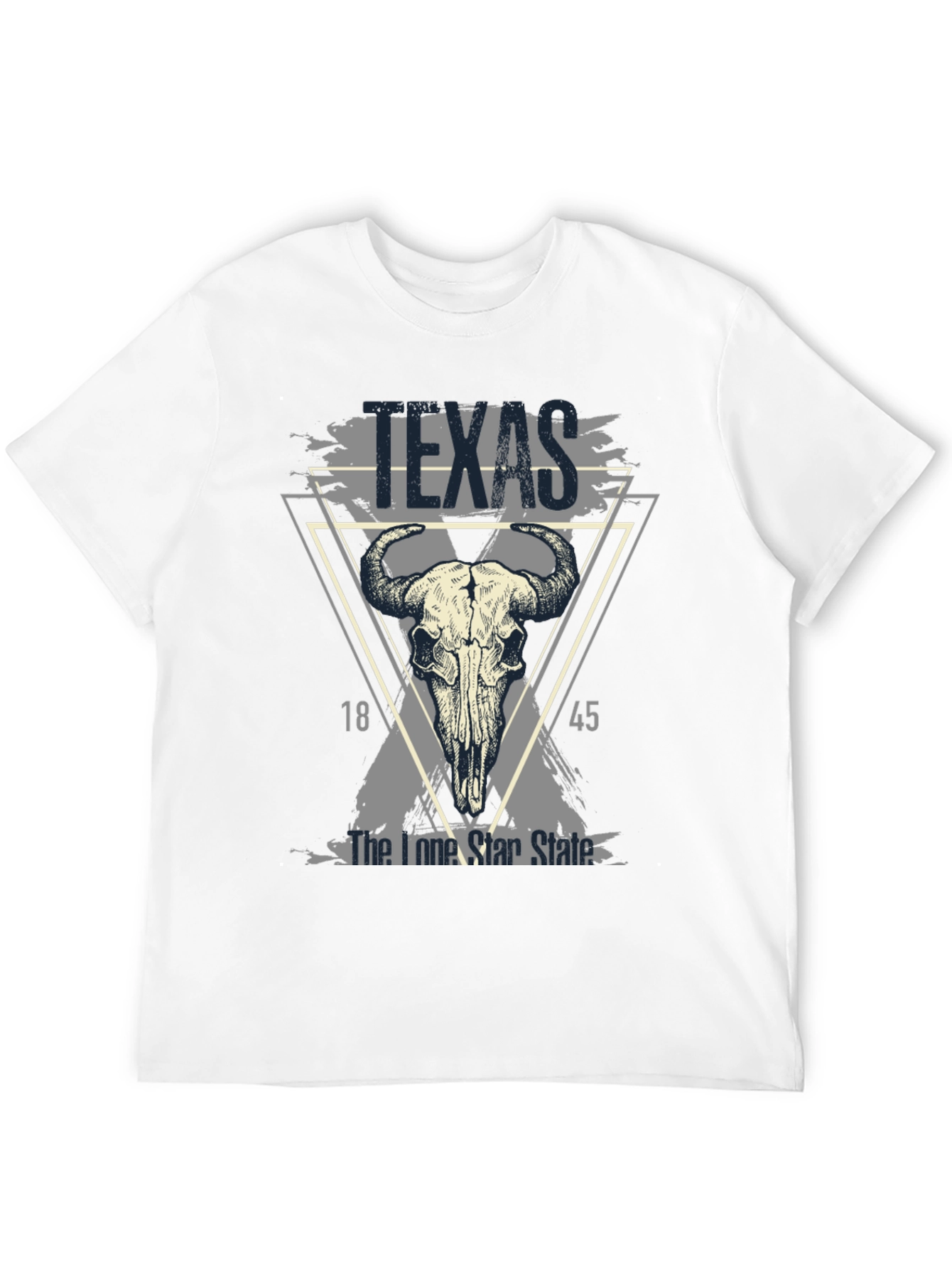 Texas Bull Skull Graphic Tee - Lone Star State