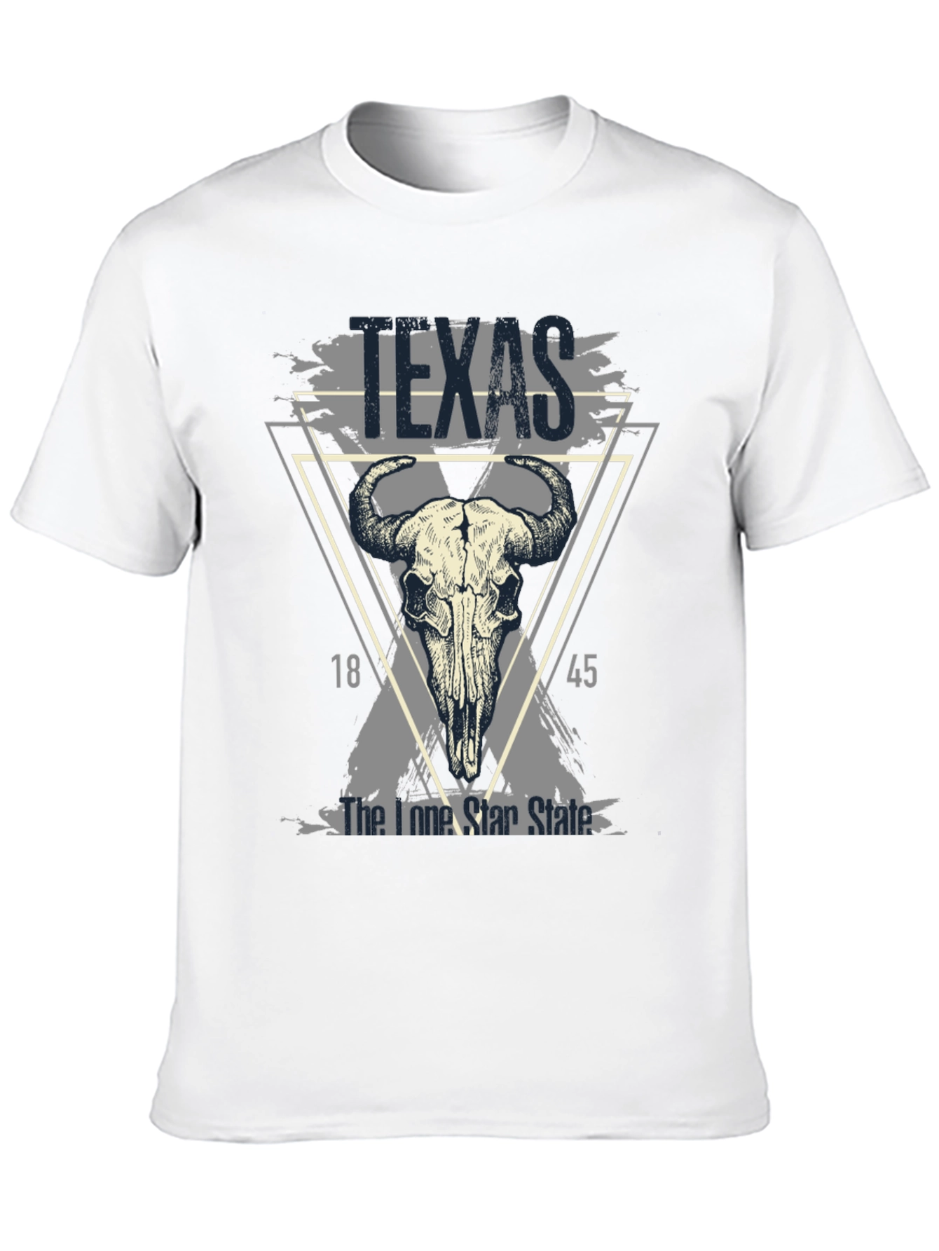 Texas Bull Skull Graphic Tee - Lone Star State