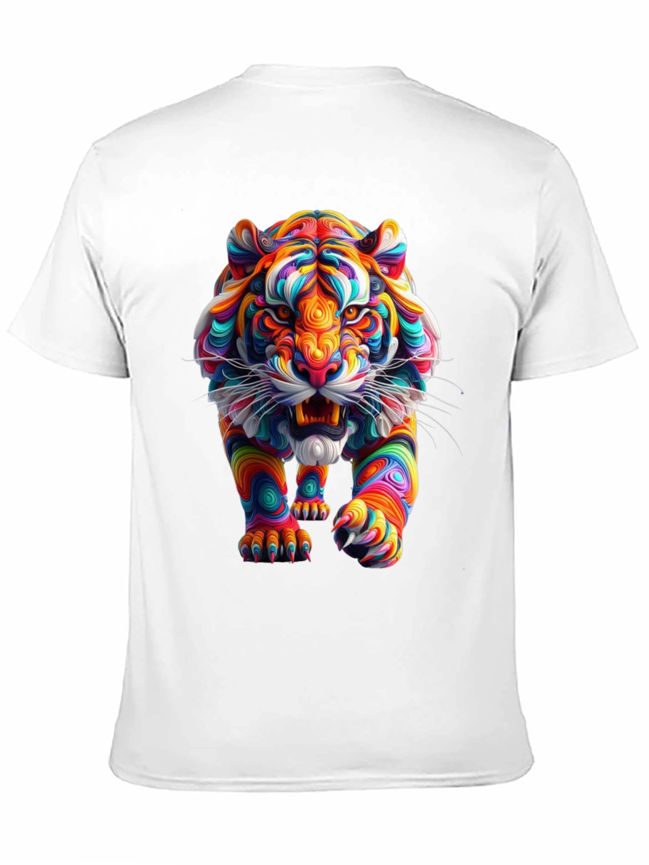 Vibrant Tiger Graphic Tee - Bold Style