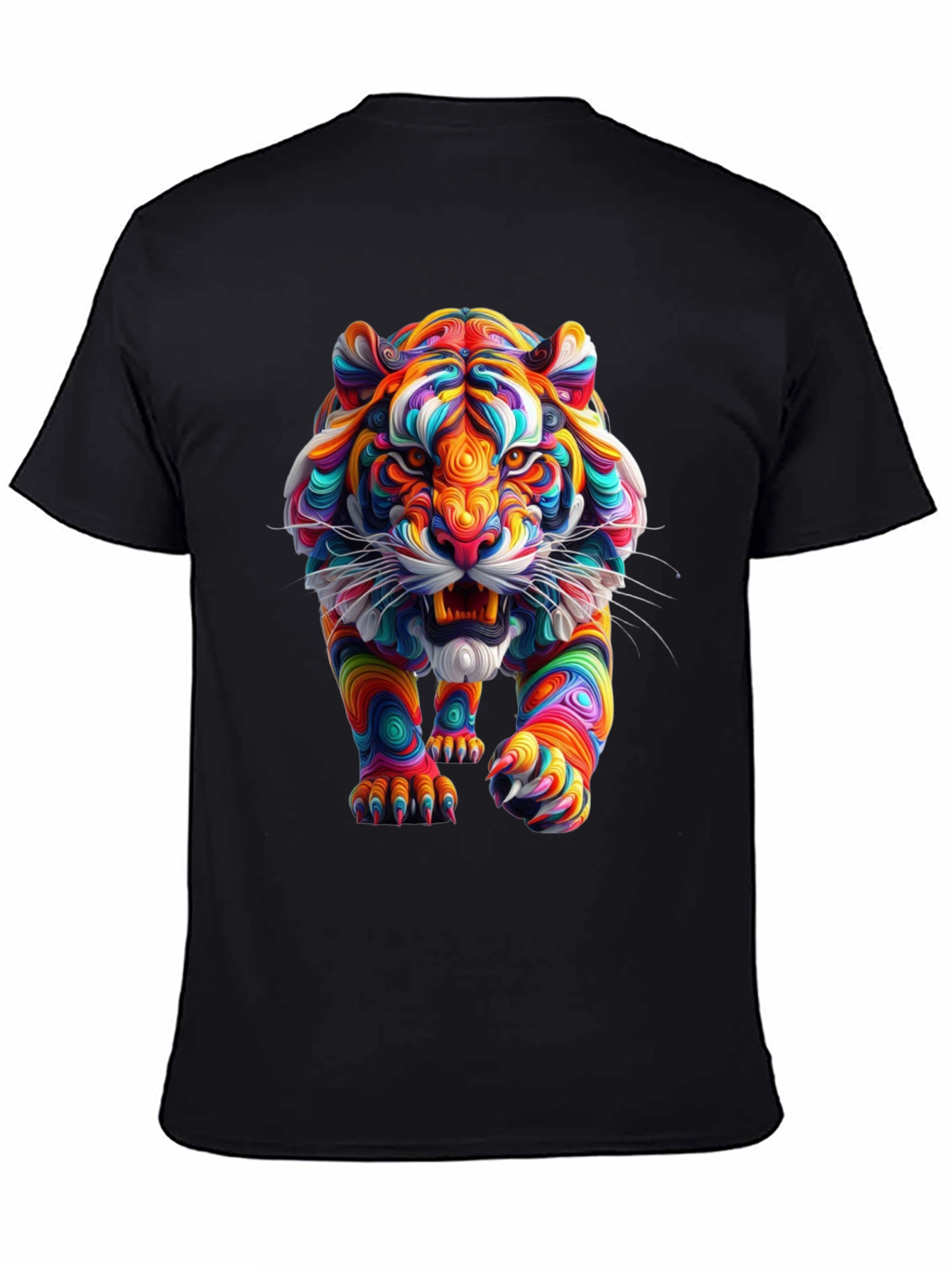 Vibrant Tiger Graphic Tee - Bold Style