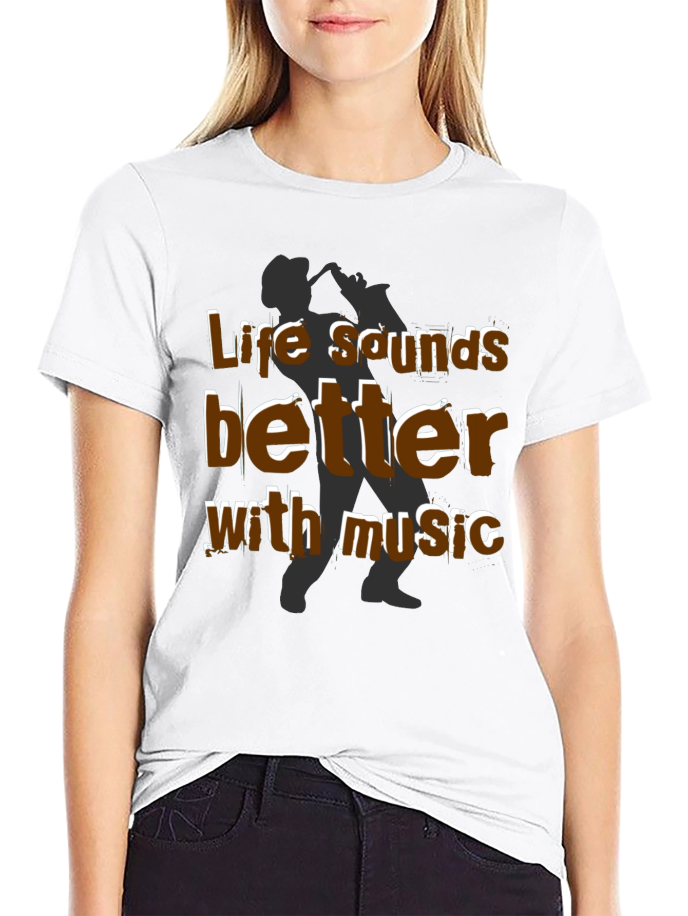 Life Sounds Better With Music T-Shirt