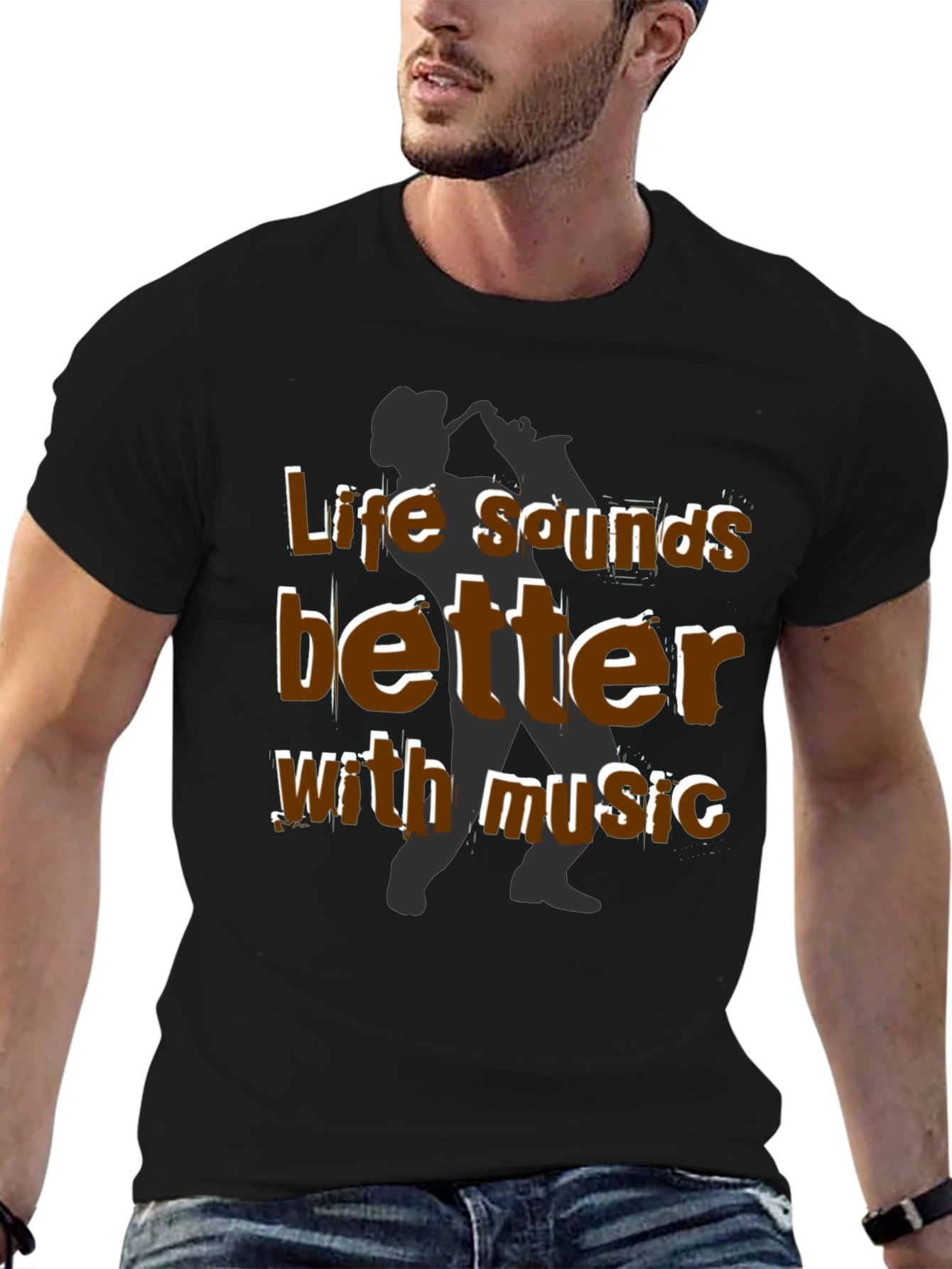 Life Sounds Better With Music T-Shirt