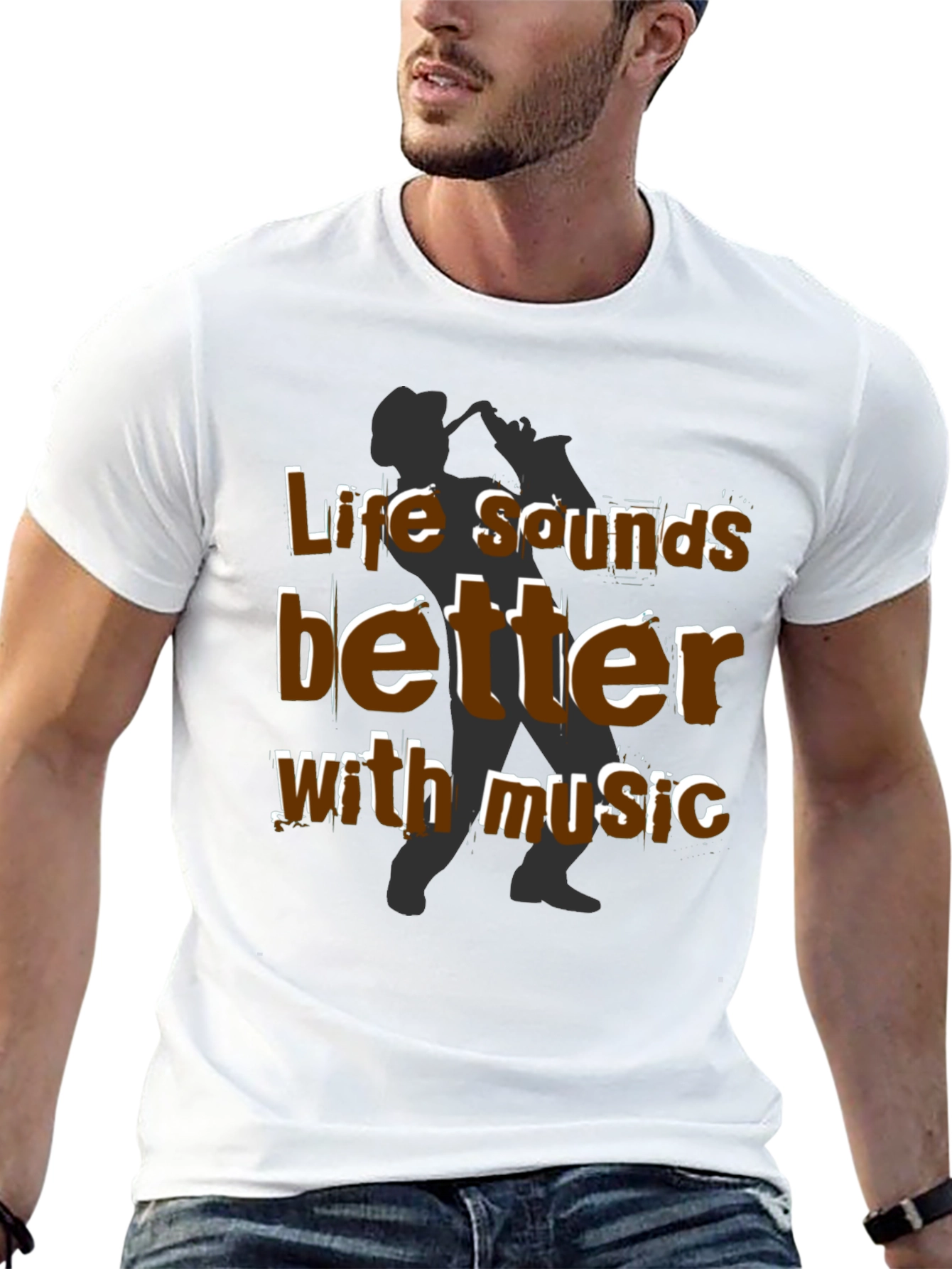 Life Sounds Better With Music T-Shirt