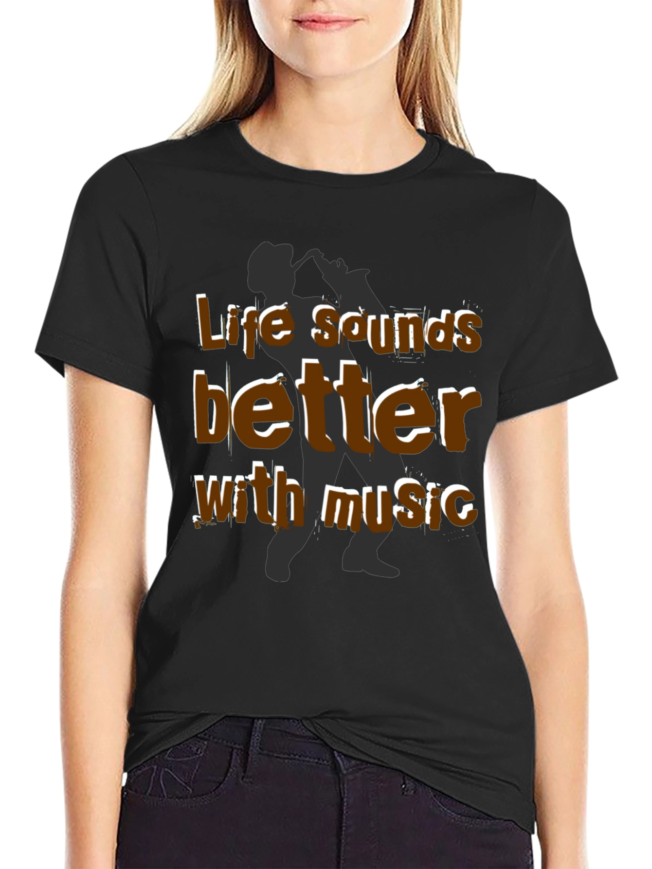 Life Sounds Better With Music T-Shirt
