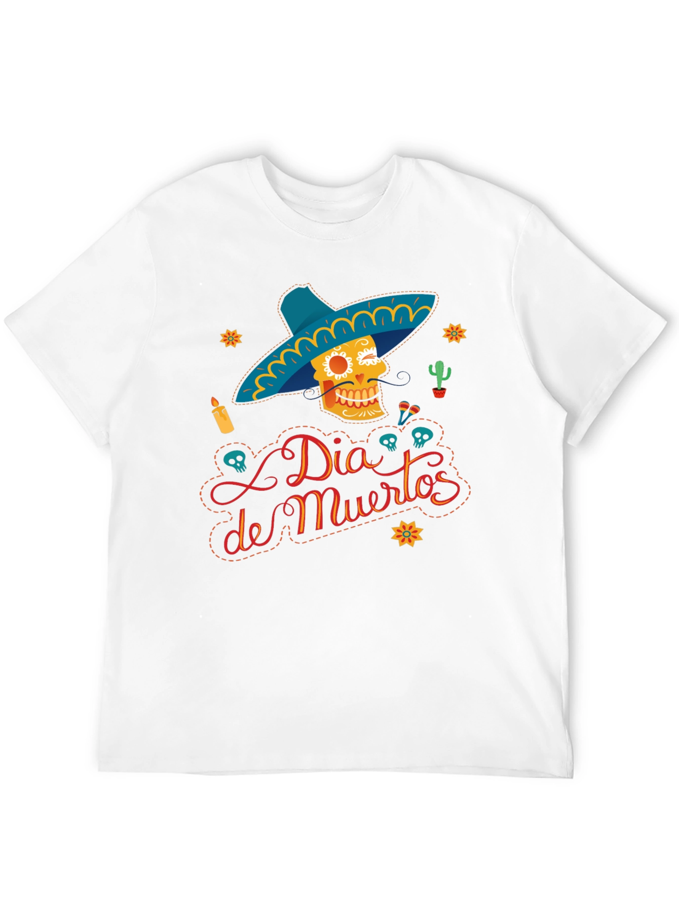 Dia de Muertos Graphic T-Shirt - Sugar Skull Tee