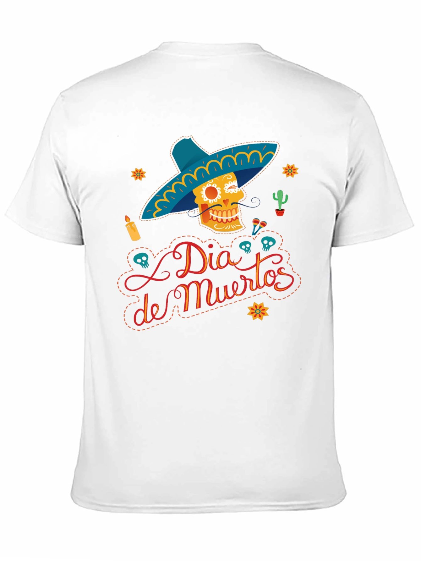 Dia de Muertos Graphic T-Shirt - Sugar Skull Tee