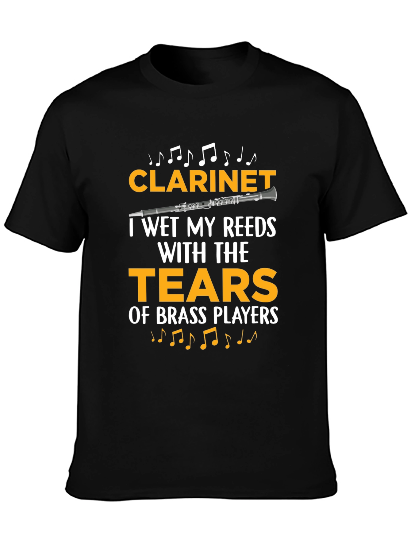 Funny Clarinet Player T-Shirt - Wet My Reeds