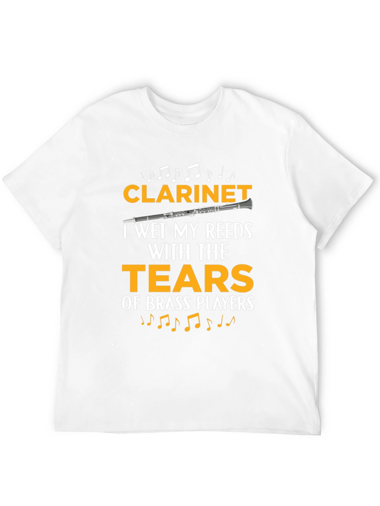 Funny Clarinet Player T-Shirt - Wet My Reeds