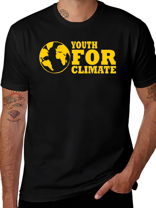 Youth for Climate Black T-Shirt