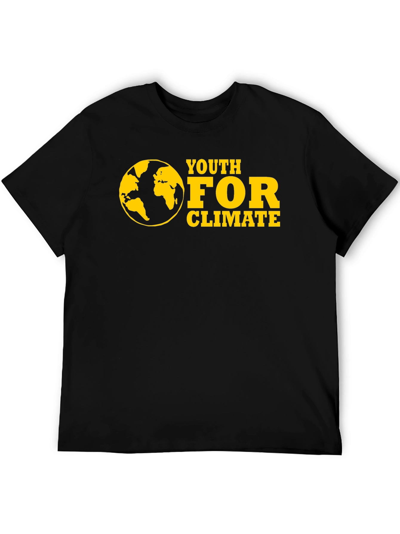 Youth for Climate Black T-Shirt