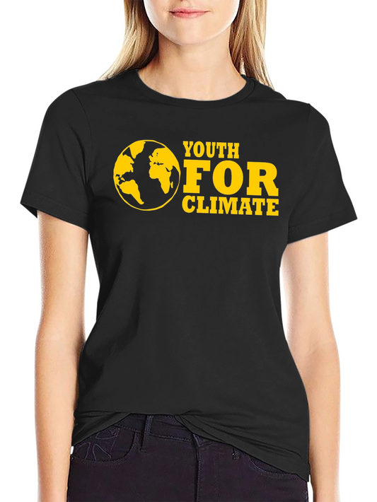 Youth for Climate Black T-Shirt