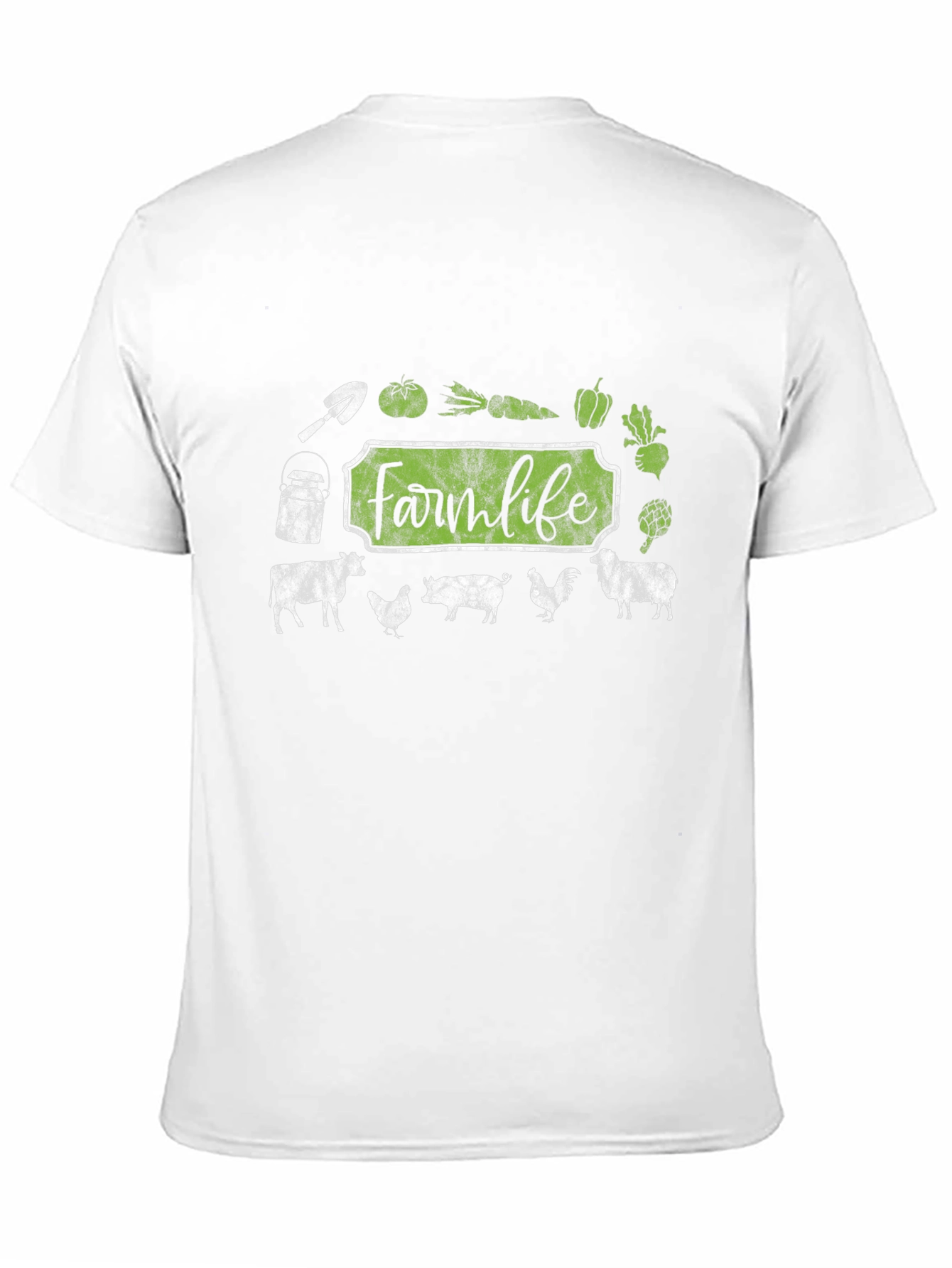 Farm Life Graphic Tee - Black Cotton T-Shirt