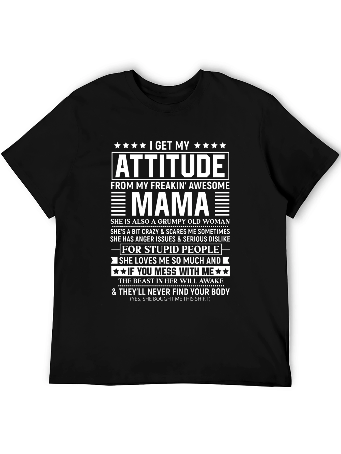 Attitude Mama Graphic T-Shirt