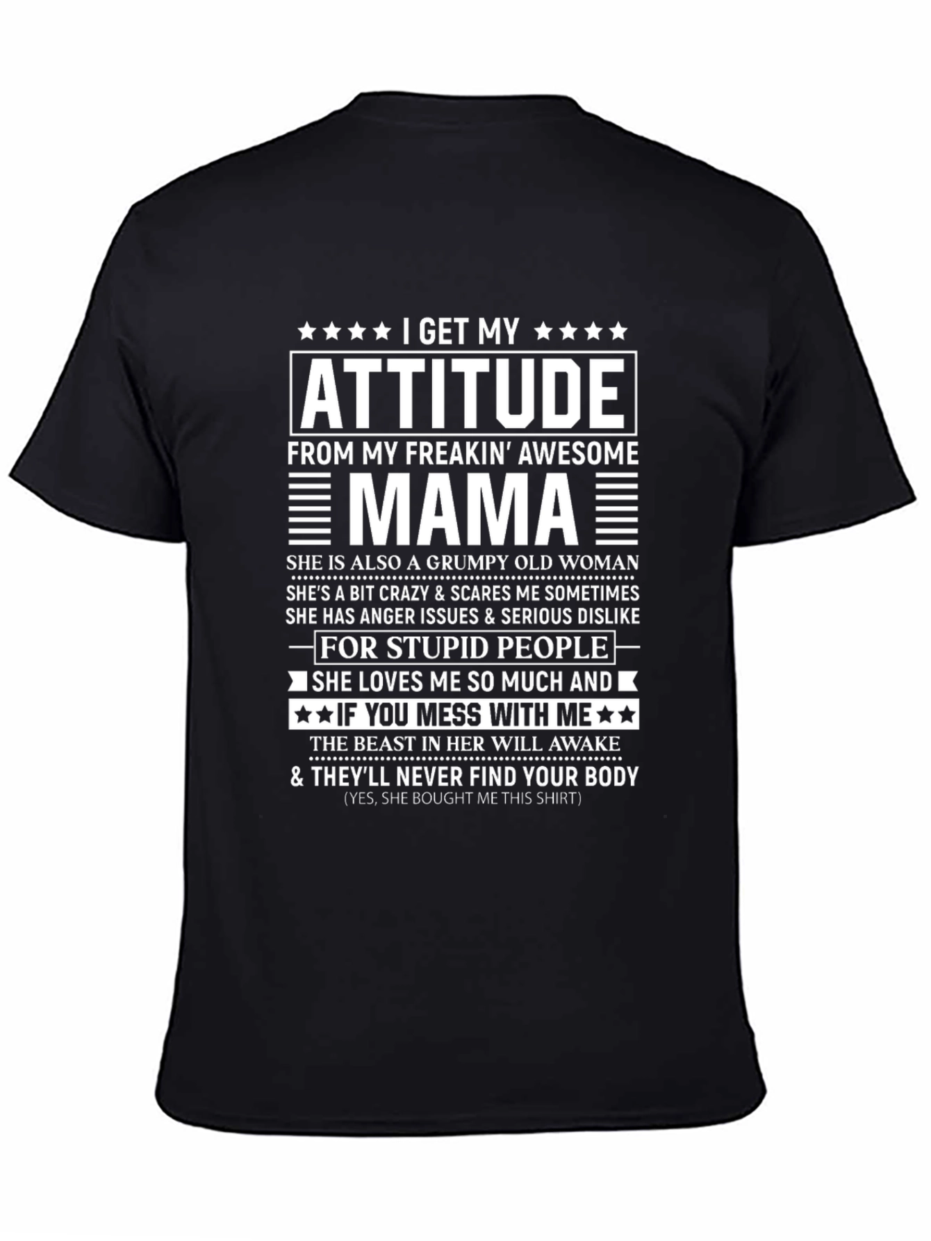 Attitude Mama Graphic T-Shirt