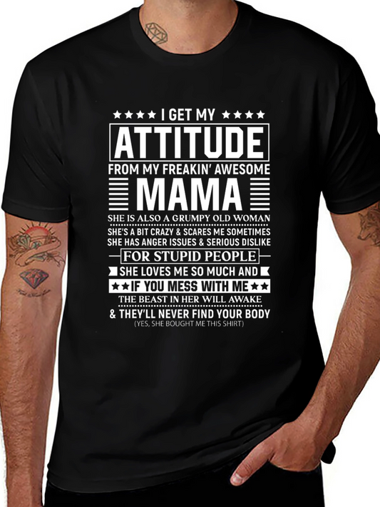 Attitude Mama Graphic T-Shirt