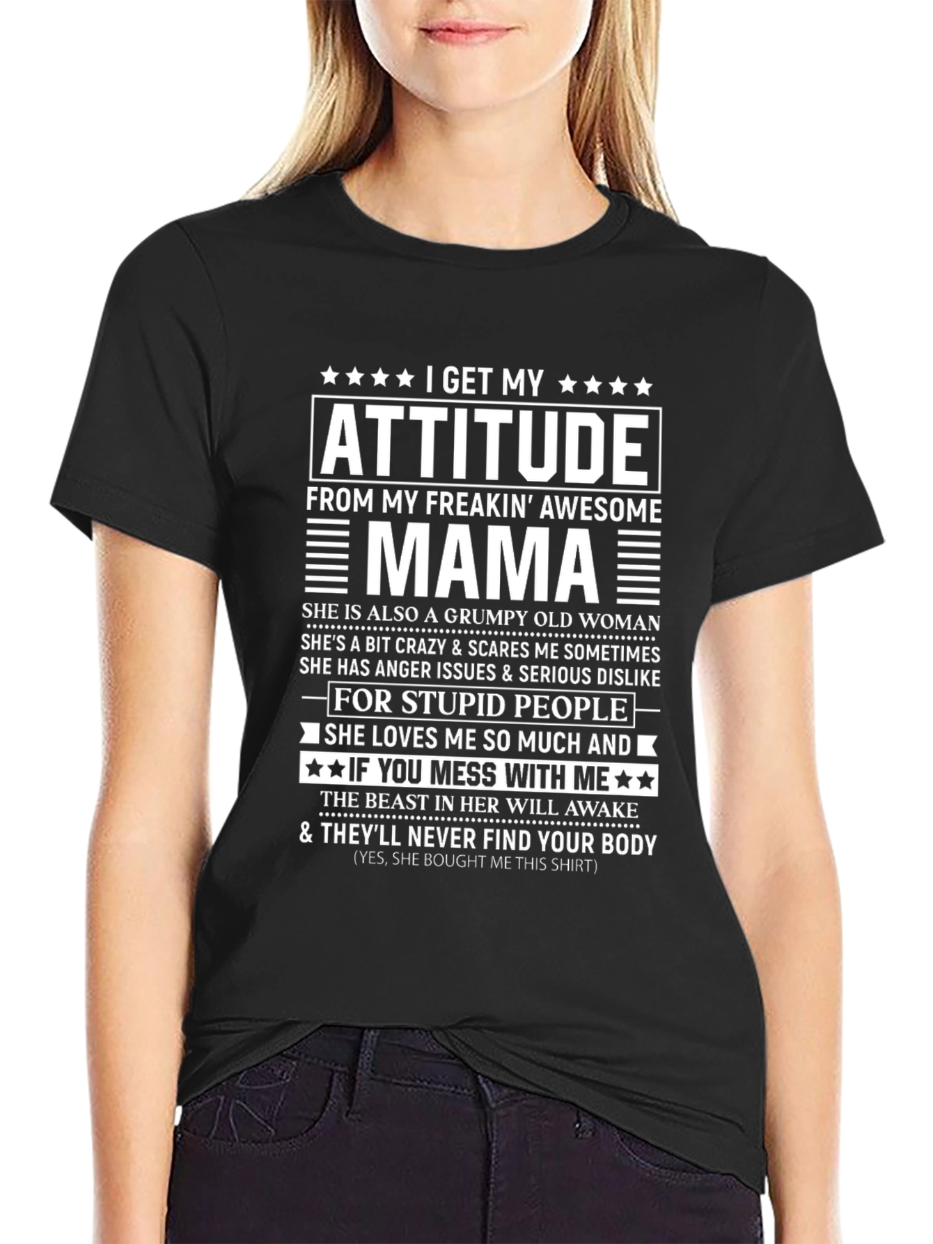Attitude Mama Graphic T-Shirt