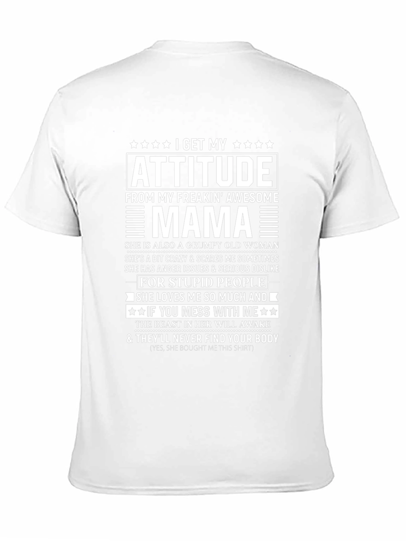 Attitude Mama Graphic T-Shirt