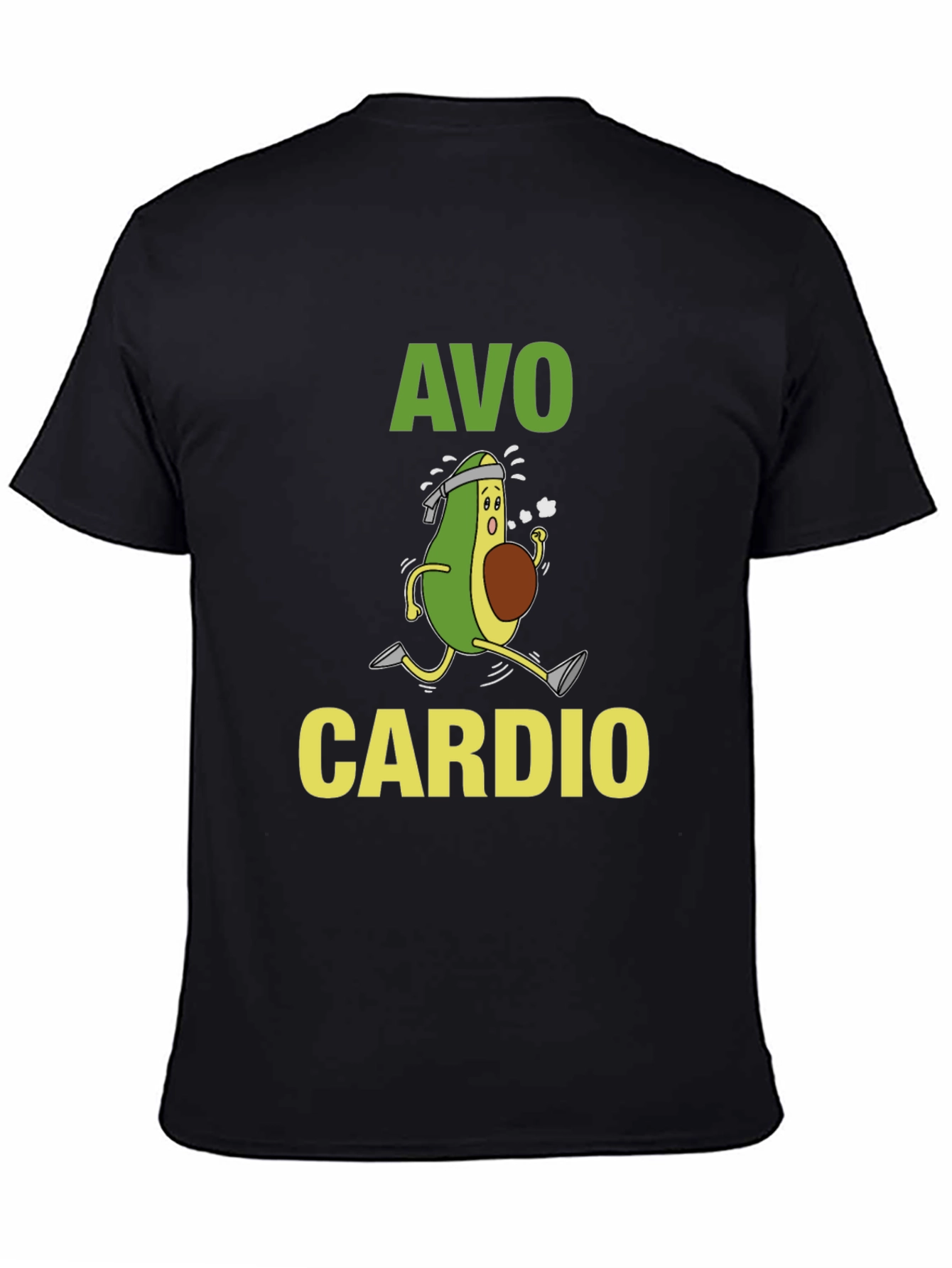Avo Cardio T-Shirt: Running Avocado Graphic Tee