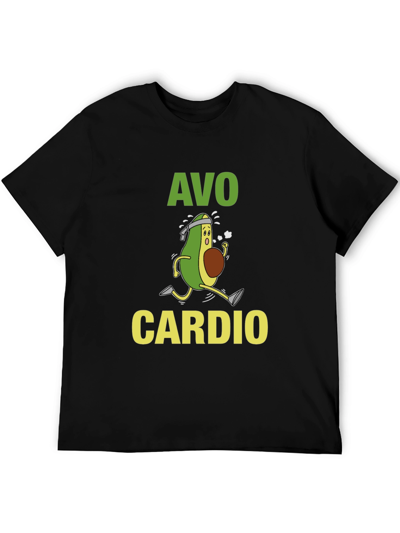 Avo Cardio T-Shirt: Running Avocado Graphic Tee