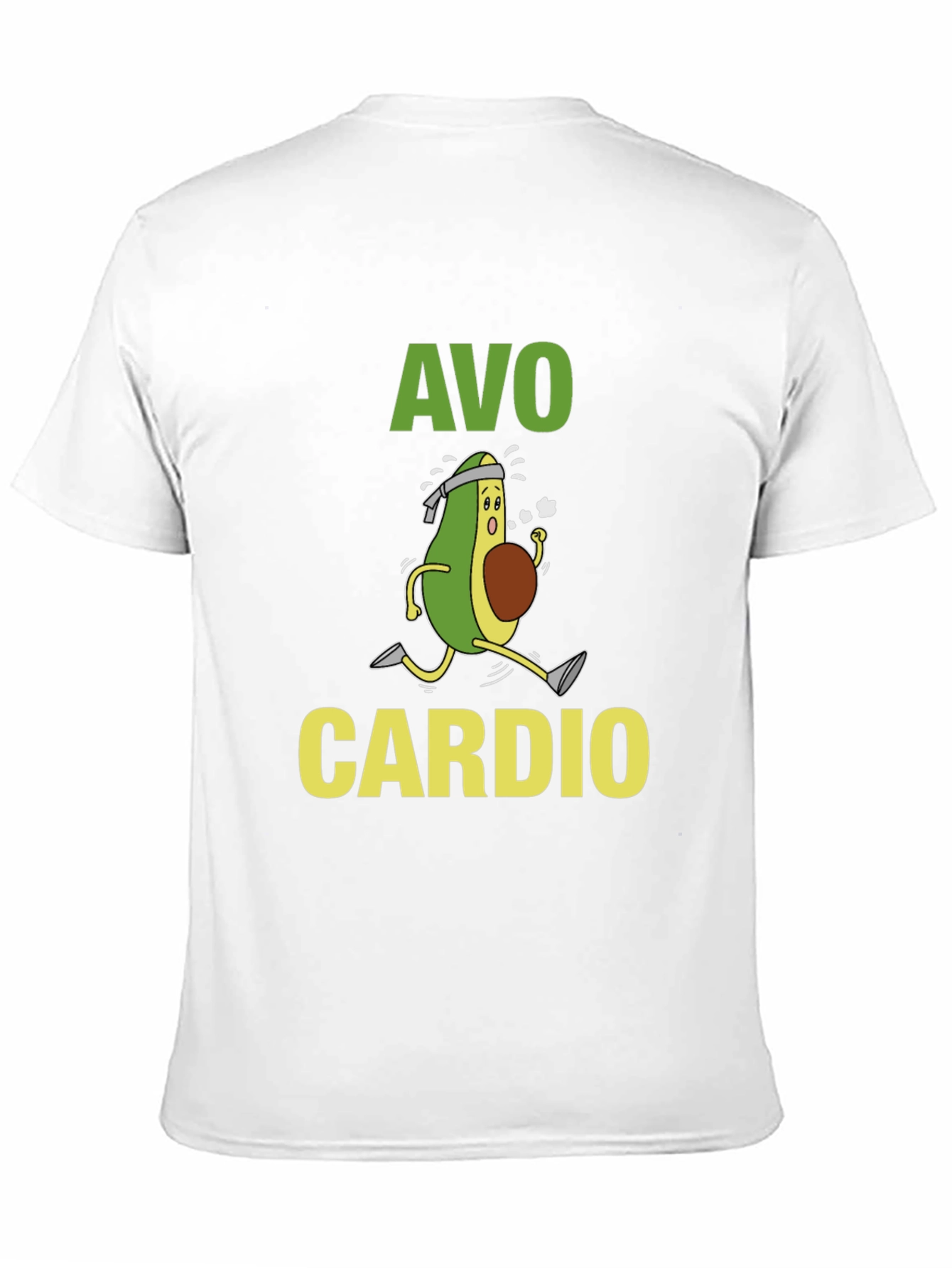 Avo Cardio T-Shirt: Running Avocado Graphic Tee